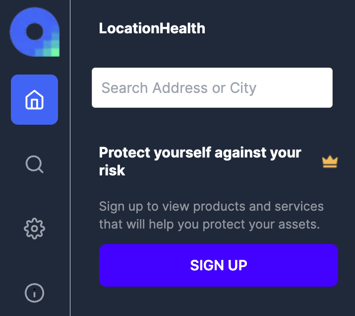 Search location screenshot