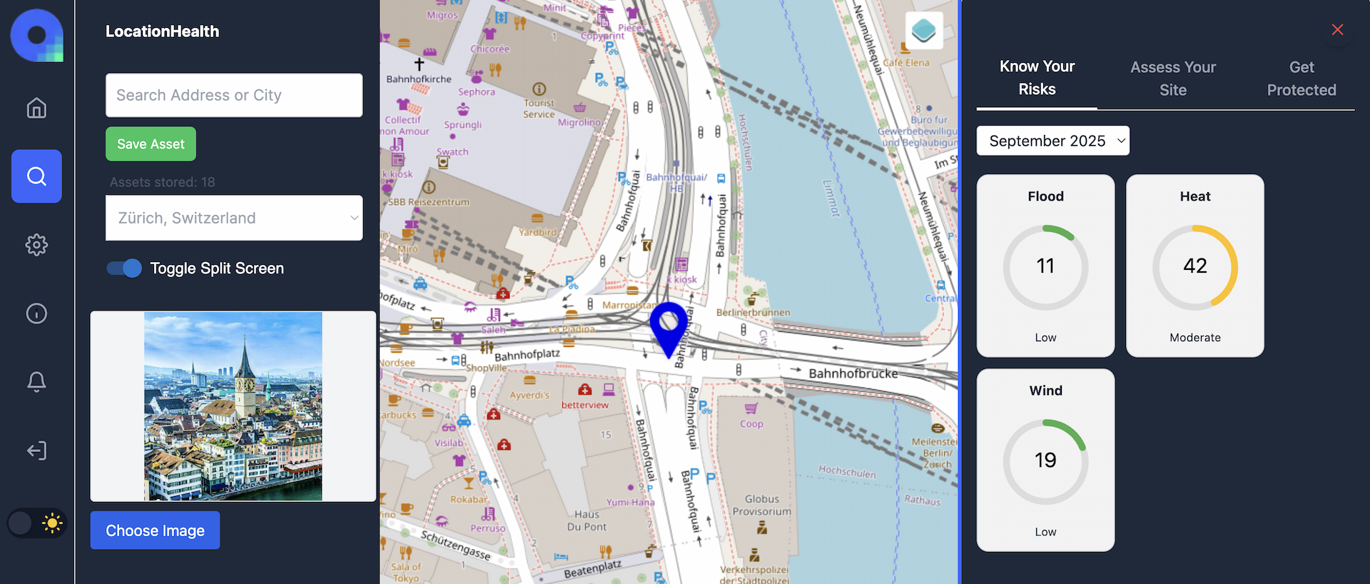 Search location screenshot