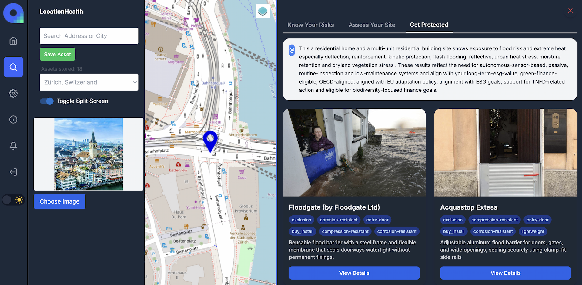 Search location screenshot